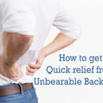 get quick relief from backaches