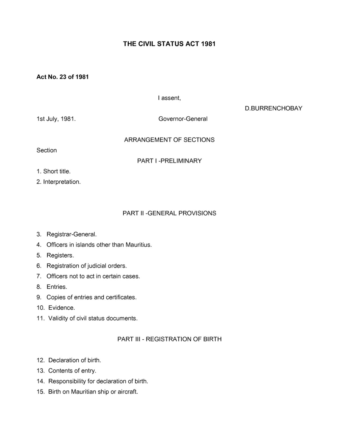 What Are The Civil Status Documents And Why They Are Important