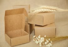 brown kraft boxes
