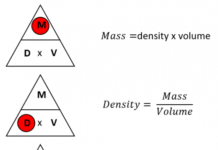 How to find density with mass and volume? density with mass and volume