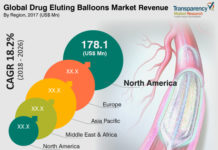 Drug Eluting Balloon Market to Reach US$ 1800 Mn by 2026 – TMR