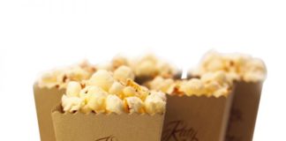 kraft paper made popcorn boxes