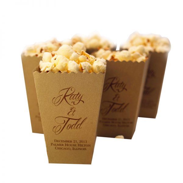 kraft paper made popcorn boxes