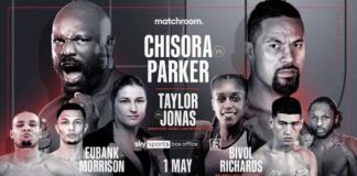 Derek Chisora vs Joseph Parker Live
