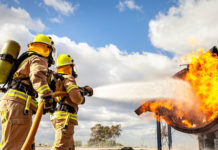 Firefighter in Australia