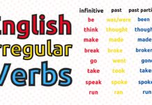 the irregular verbs