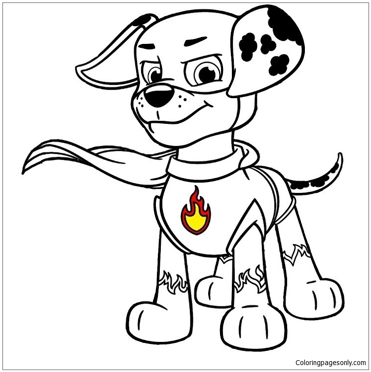 Printable Paw Patrol coloring pages