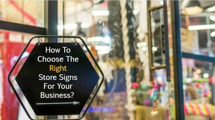 Importance of choosing a right signage company
