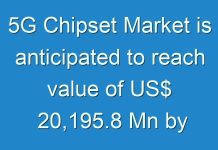 5G Chipset Market is anticipated to reach value of US$ 20,195.8 Mn by 2026