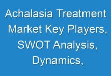 Achalasia Treatment Market Key Players, SWOT Analysis, Dynamics, Drivers, Key Indicators and Forecast up to 2031