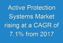 Active Protection Systems Market rising at a CAGR of 7.1% from 2017 to 2025