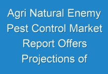 Agri Natural Enemy Pest Control Market Report Offers Projections of Potential Impact of Corona Virus Outbreak,2021-2027