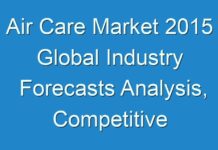Air Care Market 2015 Global Industry Forecasts Analysis, Competitive Landscape and Key Regions Analysis during 2024