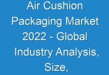 Air Cushion Packaging Market 2024 – Global Industry Analysis, Size, Share, Growth, Trends and Forecast 2016 – 2024
