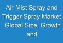 Air Mist Spray and Trigger Spray Market Global Size, Growth and Demand 2024 to 2027