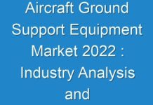 Aircraft Ground Support Equipment Market 2024 : Industry Analysis and Detailed Profiles of top Industry Players