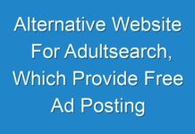 Alternative Website For Adultsearch, Which Provide Free Ad Posting