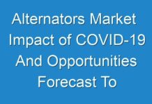 Alternators Market Impact of COVID-19 And Opportunities Forecast To 2019 – 2027