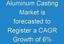 Aluminum Casting Market is forecasted to Register a CAGR Growth of 6% over the Forecast Period 2019-2029 – States Fact.MR