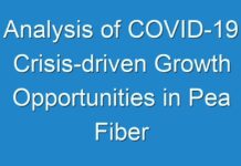 Analysis of COVID-19 Crisis-driven Growth Opportunities in Pea Fiber Market