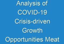 Analysis of COVID-19 Crisis-driven Growth Opportunities Meat Alternatives Market