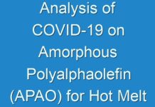 Analysis of COVID-19 on Amorphous Polyalphaolefin (APAO) for Hot Melt Market