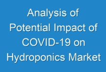 Analysis of Potential Impact of COVID-19 on Hydroponics Market