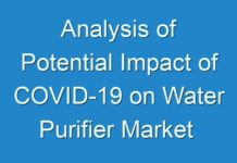 Analysis of Potential Impact of COVID-19 on Water Purifier Market 2027