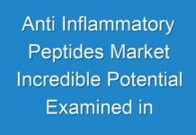 Anti Inflammatory Peptides Market Incredible Potential Examined in New Research Report