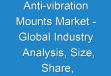 Anti-vibration Mounts Market – Global Industry Analysis, Size, Share, Growth, Trends, and Forecast 2016 – 2026