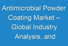 Antimicrobial Powder Coating Market – Global Industry Analysis, and Forecast 2024