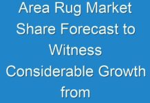 Area Rug Market Share Forecast to Witness Considerable Growth from 2019 To 2027