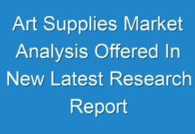 Art Supplies Market Analysis Offered In New Latest Research Report with Forecast By 2030