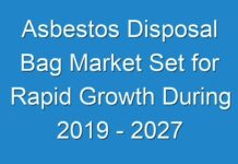Asbestos Disposal Bag Market Set for Rapid Growth During 2019 – 2027