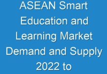 ASEAN Smart Education and Learning Market Demand and Supply 2024 to 2027