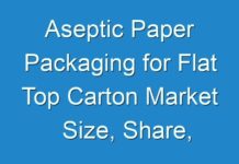 Aseptic Paper Packaging for Flat Top Carton Market Size, Share, Impressive Industry Growth, Report 2025