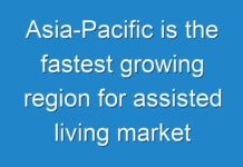 Asia-Pacific is the fastest growing region for assisted living market owing to a high population 2028