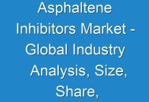 Asphaltene Inhibitors Market – Global Industry Analysis, Size, Share, Growth, Trends and Forecast 2018 – 2026
