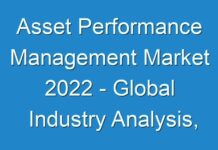 Asset Performance Management Market 2024 – Global Industry Analysis, Size, Share, Growth, Trends