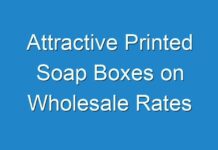 Attractive Printed Soap Boxes on Wholesale Rates