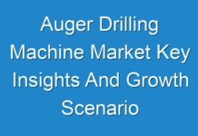 Auger Drilling Machine Market Key Insights And Growth Scenario Coverage of Top Key Players 2018-2028
