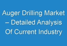 Auger Drilling Market – Detailed Analysis Of Current Industry Figures With Forecasts Growth By 2030