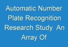 Automatic Number Plate Recognition Research Study An Array Of Graphics And SWOT Analysis Of Major Industry Segments 2030