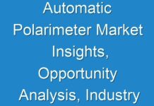Automatic Polarimeter Market Insights, Opportunity Analysis, Industry Shares And Forecast 2018-2026