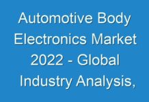 Automotive Body Electronics Market 2024 – Global Industry Analysis, Size, Share, Growth