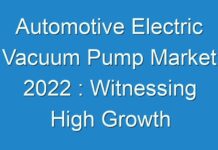 Automotive Electric Vacuum Pump Market 2024 : Witnessing High Growth By Key Players | Outlook To 2030