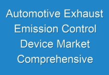 Automotive Exhaust Emission Control Device Market Comprehensive Analysis Of The Current Trends And Inclinations, Along With The Future 2026