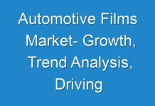 Automotive Films Market- Growth, Trend Analysis, Driving Opportunities and Segment Forecast 2019-2027