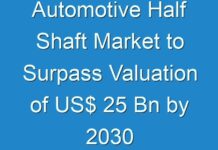 Automotive Half Shaft Market to Surpass Valuation of US$ 25 Bn by 2030