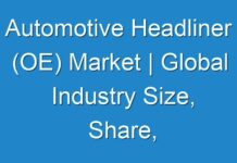 Automotive Headliner (OE) Market | Global Industry Size, Share, Growth, Key Companies Trends & Forecast 2024-2031